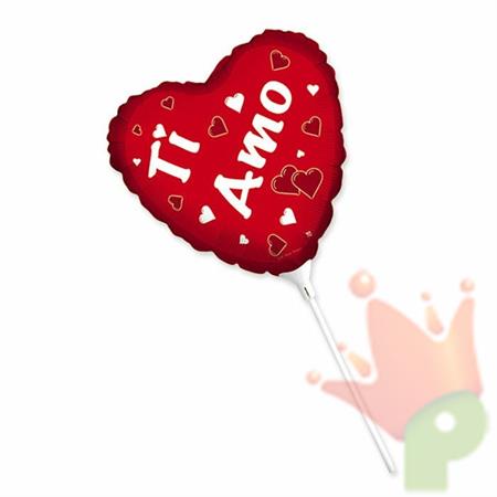 PALLONCINO MYLAR 25CM TI AMO 9INCH