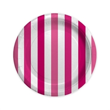 PIATTI 18CM STRIPES FUCSIA 8PZ