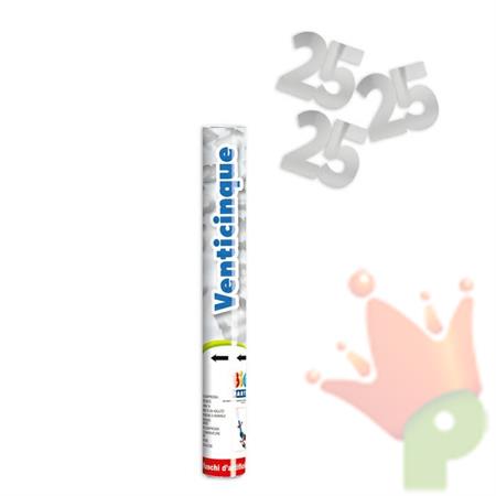 SPARACORIANDOLI 30CM 25 ARGENTO METAL