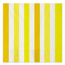 TOVAGLIOLI 33X33 STRIPES GIALLO 16PZ