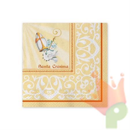 TOVAGLIOLI 25X25 SANTA CRESIMA 20PZ