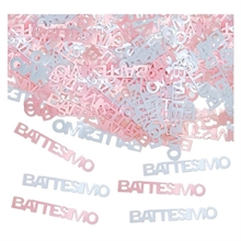 CORIANDOLI BATTESIMO ROSA 15GR