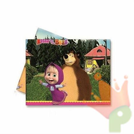 TOVAGLIA PLASTICA 120X180CM MASHA E ORSO