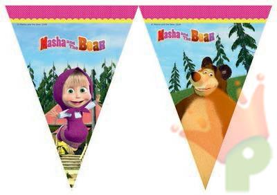 FESTONE BANDIERINE MASHA E ORSO