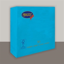 TOVAGLIOLI 33X33 2V TURCHESE 50PZ