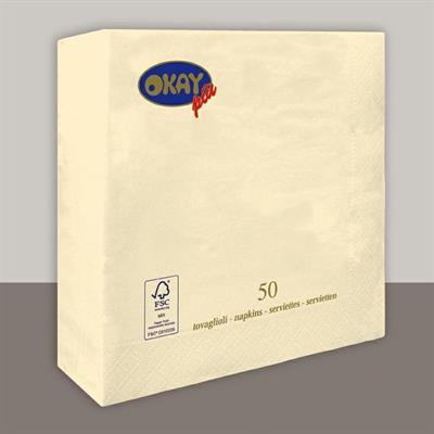 TOVAGLIOLI 33X33 2V PANNA 50PZ