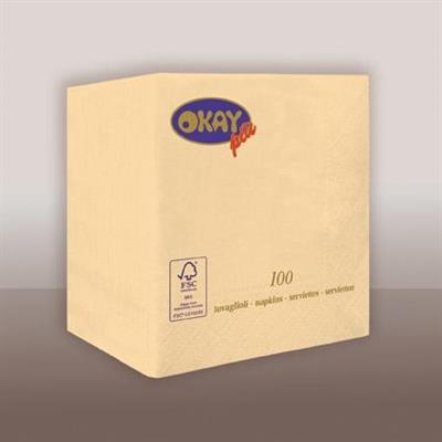 TOVAGLIOLI 25X25 2V CHAMPAGNE 50PZ