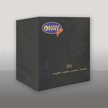 TOVAGLIOLI 25X25 2V NERO 50PZ