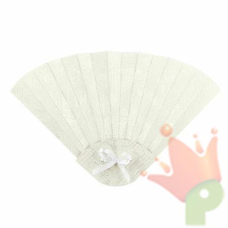 VENTAGLIO PIEGHEVOLE 330X210H TELA BIANCA 10PZ