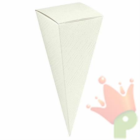 CONO C/F115 TELA BIANCO 10PZ