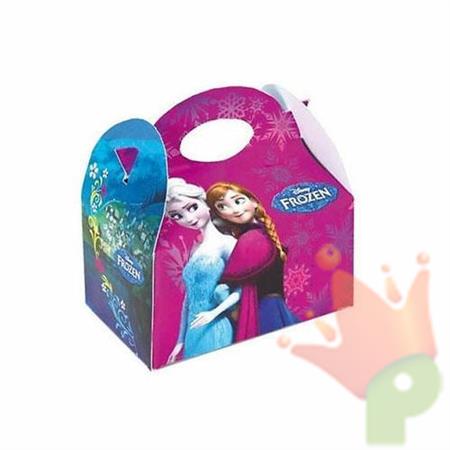 SCATOLA RETTANGOLARE PORTA CARAMELLE FROZEN 16X16X10,5CM 1PZ