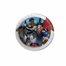 PIATTO 23 CM BATMAN VS SUPERMAN 8 PZ