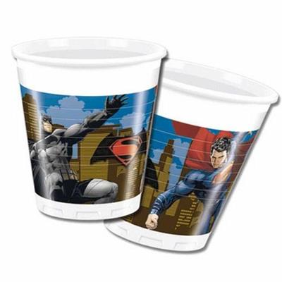 BICCHIERI 200CC BATMAN VS SUPERMAN 8 PZ