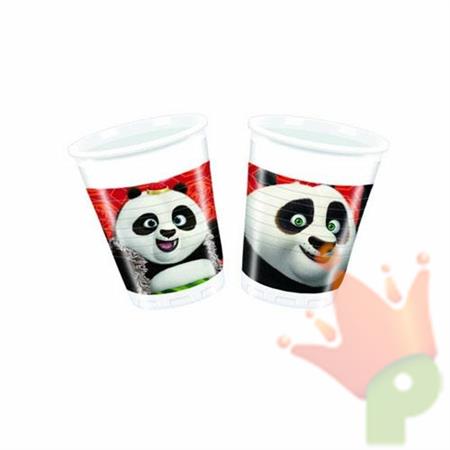 BICCHIERI 220CC KUNG FU PANDA 8PZ
