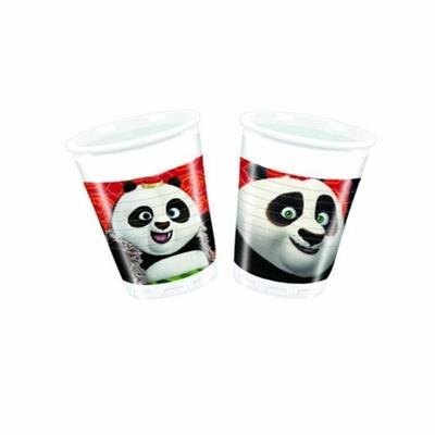 BICCHIERI 220CC KUNG FU PANDA 8PZ