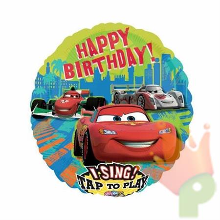 PALLONCINO MYLAR 28IN CARS 2 SING A TUNE