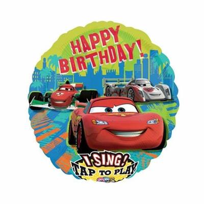 PALLONCINO MYLAR 28IN CARS 2 SING A TUNE