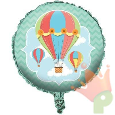 PALLONCINO MYLAR 18INCH - 45 CM MONGOLFIERA
