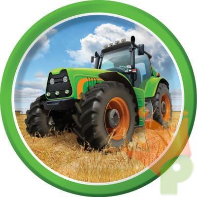Piatto 18 cm Trattore - Tractor Time