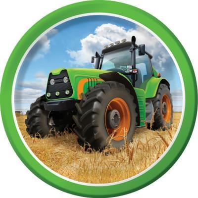 Piatto 18 cm Trattore - Tractor Time