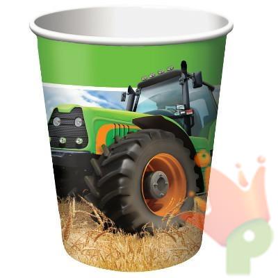 Bicchiere carta 266 ml Trattore - Tractor Time