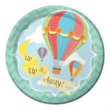 Piatto 18 cm Mongolfiera 8pz