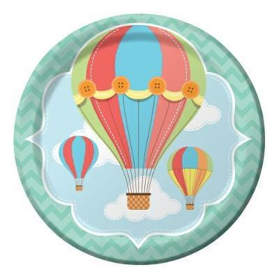 Piatto 23 cm Mongolfiera 8pz