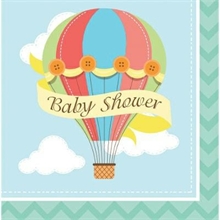 Tovaglioli Mongolfiera BABY SHOWER 20pz