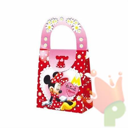 SCATOLA DOLCI PORTA CARAMELLE MINNIE 16X16X10,5CM 1PZ