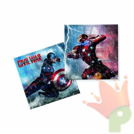 TOVAGLIOLI 33X33 AVENGERS CIVIL WAR 20 PZ
