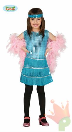 COSTUME CHARLESTON BAMBINA 5-6 ANNI