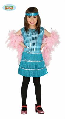 COSTUME CHARLESTON BAMBINA 5-6 ANNI