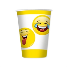 BICCHIERI 200CC EMOTICONS 8PZ