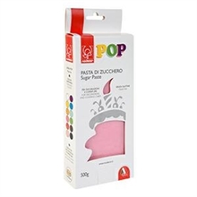 PASTA DI ZUCCHERO POP ROSA CONFETTO 500GR
