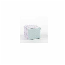 SCATOLINA QUADRATA 5X5X4 SHABBY VERDE 20PZ