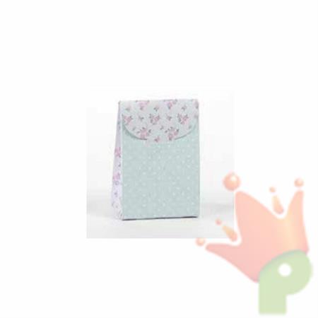 SCATOLA BUSTINA 6X3.5X8 SHABBY VERDE 20PZ