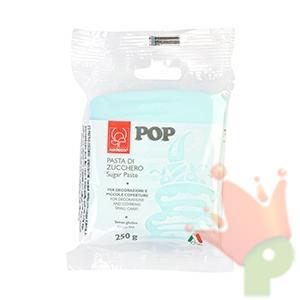 PASTA DI ZUCCHERO POP AZZURRO CONFETTO 250GR