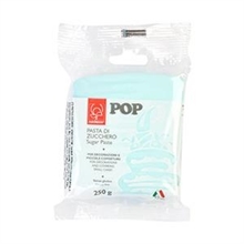 PASTA DI ZUCCHERO POP AZZURRO CONFETTO 250GR