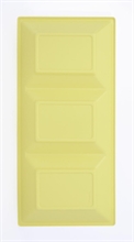 VASSOIO 3 PARTI 18X38CM YELLOW PALE 2PZ