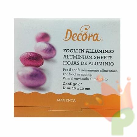 FOGLI MAGENTA 50GR 10X10CM 150PZ