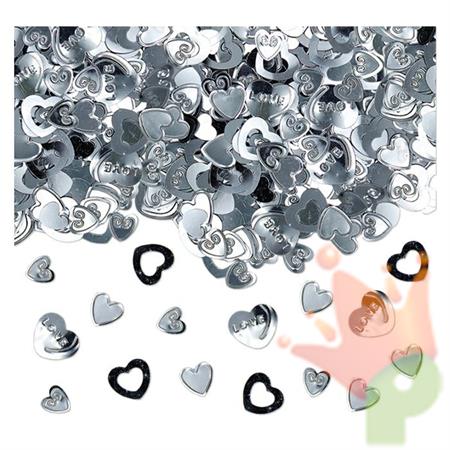 CORIANDOLI 15GR CUORE ARGENTO