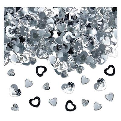 CORIANDOLI 15GR CUORE ARGENTO