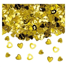 CORIANDOLI 15GR CUORE ORO