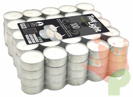 TEALIGHTS 3,5H 100 PZ