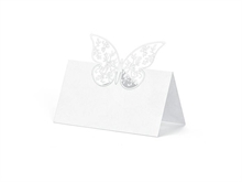 SEGNAPOSTO IN CARTA CON FARFALLA 9X7,3CM 10PZ