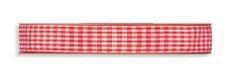 NASTRO ROSSO QUADRETTI VICHY MM10X20MT