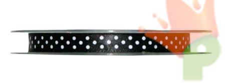 NASTRO POIS RASO MM10X20MT BLACK