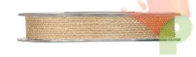 NASTRO JUTA NATURALE MM15X12MT
