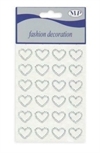 HEART DIAMOND STICKERS MM18 24PZ