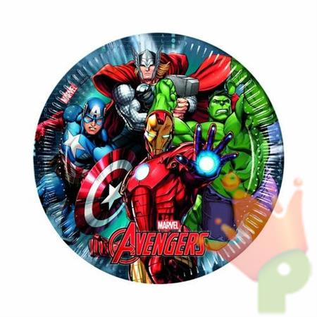 PIATTO 23 CM AVENGERS POWER 8PZ